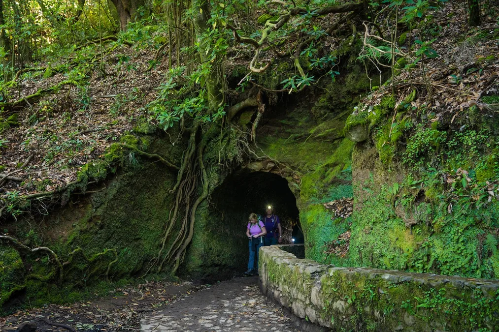 Madeira levada 25 fontes waterfall hike Portugal